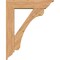 Ekena Millwork Legacy Traditional Smooth Bracket w/ Offset Brace, Western Red Cedar, 7 1/2"W x 32"D x 40"H BKT0806X32X40LEC01SWR - alternate 4